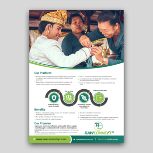 Brochure Design by debdesign for RAWCONNECT-QC | Design: #19349608