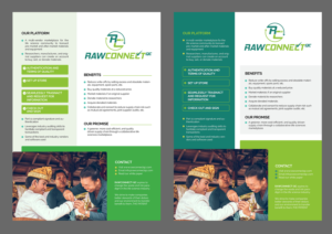 Broschüren-Design von Pixelon Studio für RAWCONNECT-QC | Design #19388288