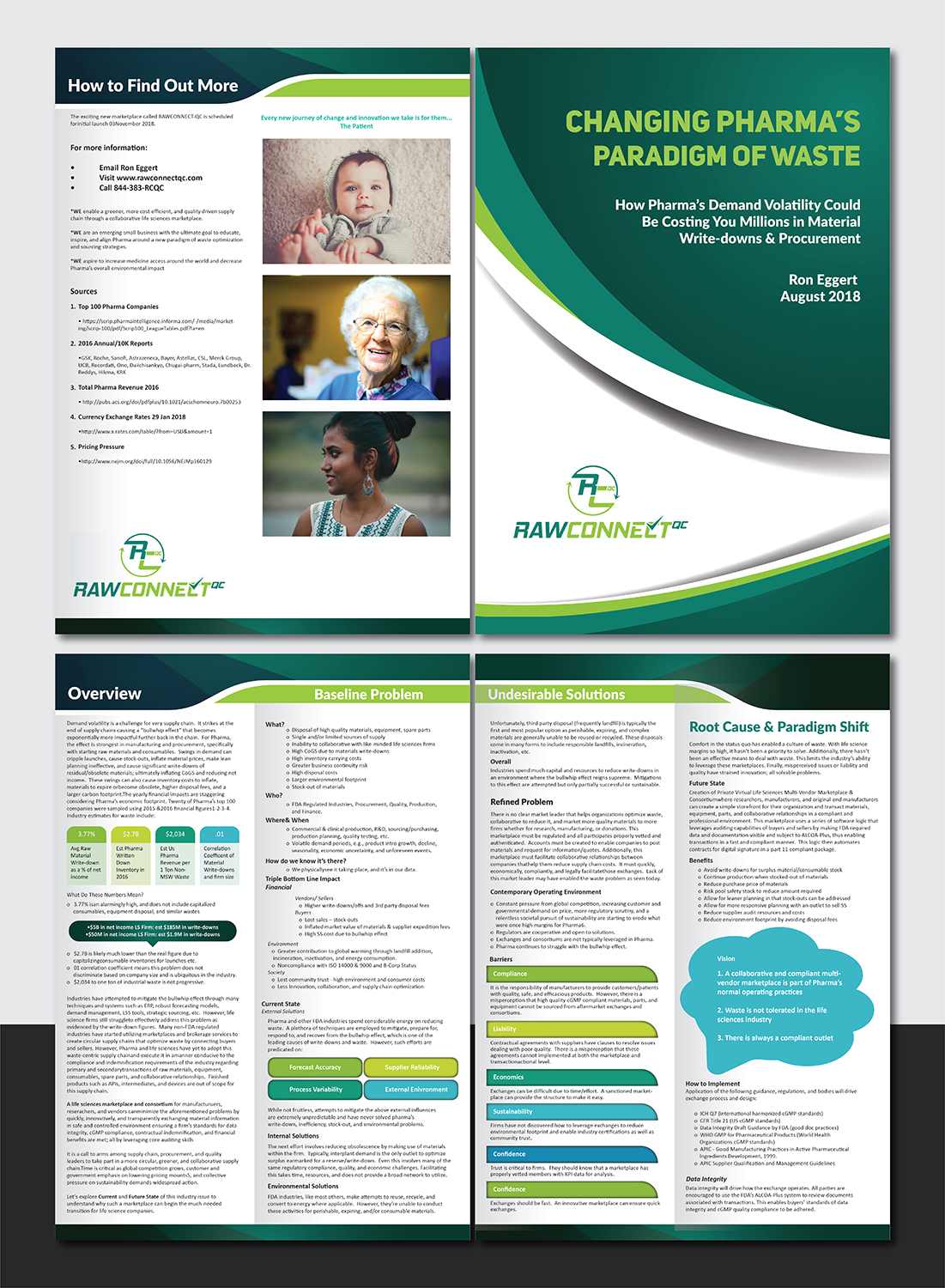Brochure Design by Deziners Zone for RAWCONNECT-QC | Design #19330633