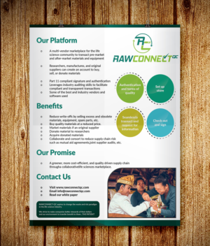Brochure Design by Deziners Zone for RAWCONNECT-QC | Design: #19337133