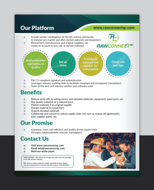 Brochure Design by Deziners Zone for RAWCONNECT-QC | Design: #19337134