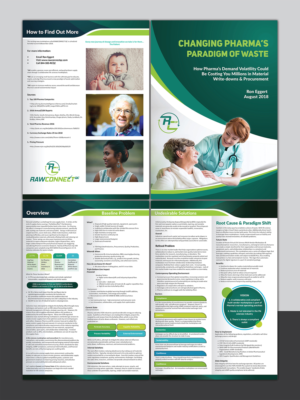 Brochure Design by Deziners Zone for RAWCONNECT-QC | Design: #19388039