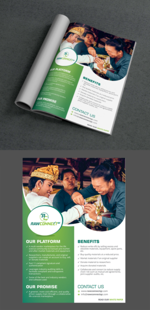 Brochure Design by ecorokerz for RAWCONNECT-QC | Design: #19336600