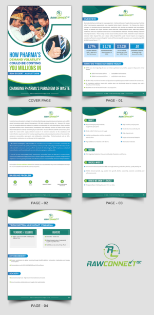 Brochure Design by SAI DESIGNS for RAWCONNECT-QC | Design: #19343438