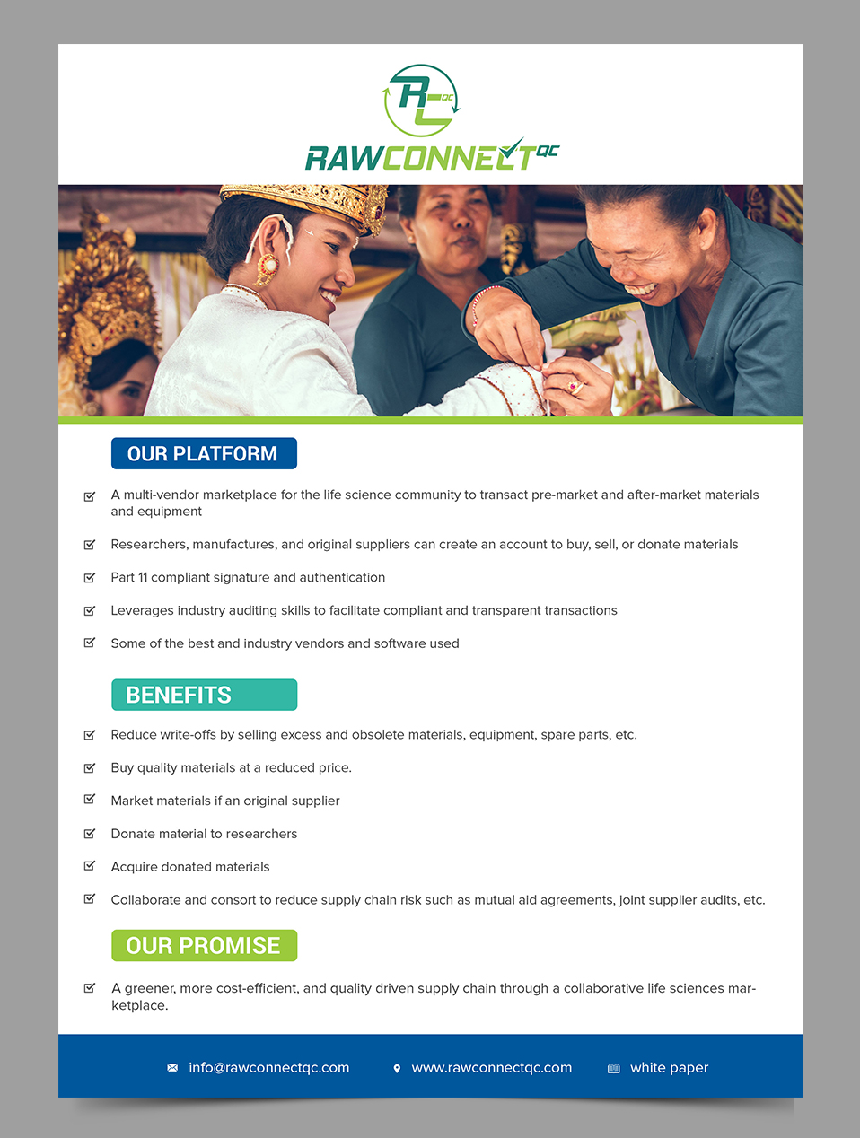 Design de Brochure par SAI DESIGNS pour RAWCONNECT-QC | Design #19378860