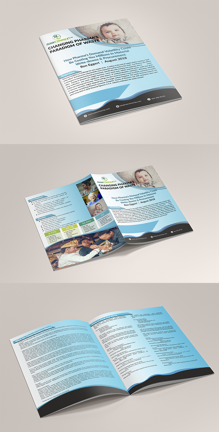 Diseño de Brochure por sabbirhossain230 para RAWCONNECT-QC | Diseño #19385894