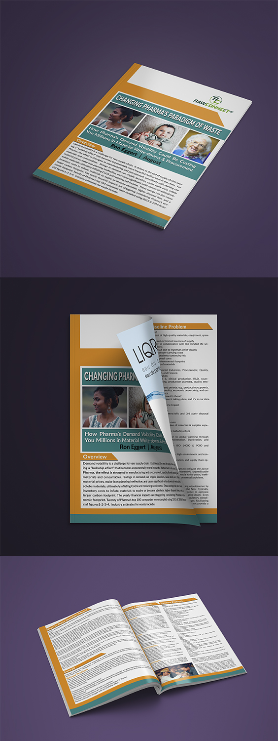 Diseño de Brochure por sabbirhossain230 para RAWCONNECT-QC | Diseño #19386138