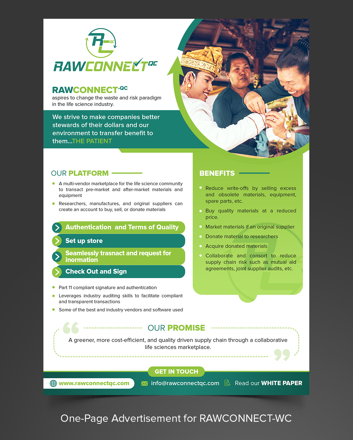 Brochure Design by ARTOGRAPHY for RAWCONNECT-QC | Design #19344161