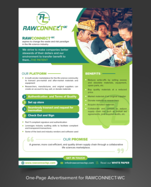 Brochure Design by ARTOGRAPHY for RAWCONNECT-QC | Design: #19344161