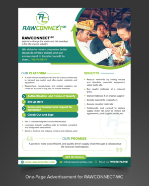 Brochure Design by ARTOGRAPHY for RAWCONNECT-QC | Design: #19368205