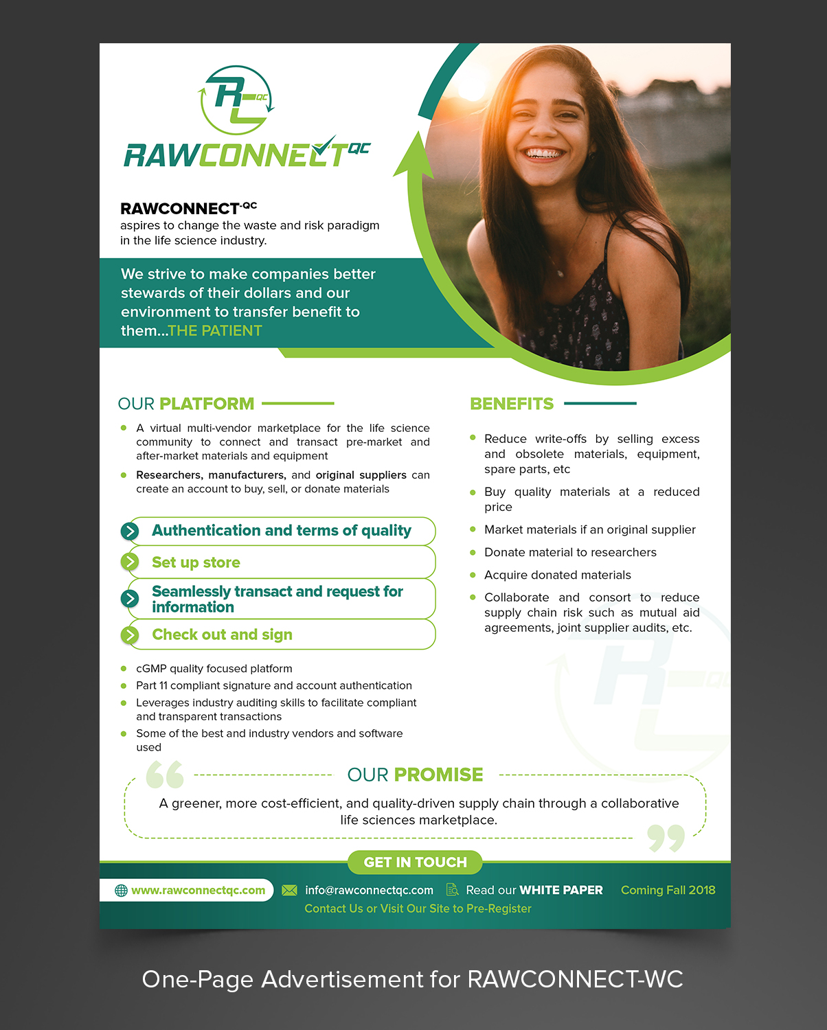Brochure Design by ARTOGRAPHY for RAWCONNECT-QC | Design #19412846