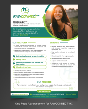 Brochure Design by ARTOGRAPHY for RAWCONNECT-QC | Design: #19412846
