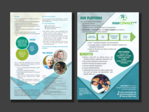 Brochure Design by GraphixKeeper for RAWCONNECT-QC | Design: #19371028