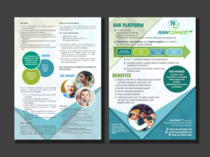 Brochure Design by GraphixKeeper for RAWCONNECT-QC | Design: #19381173