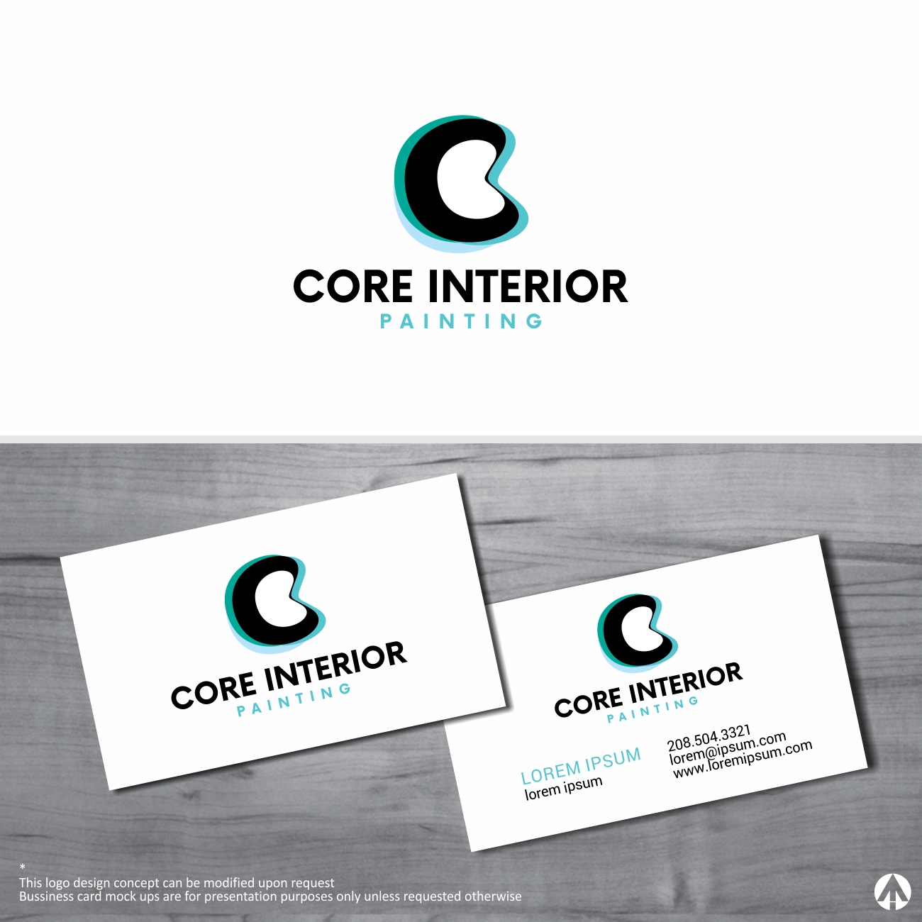 Logo Design by MBARO for Core Interior Painting | Design #19351602
