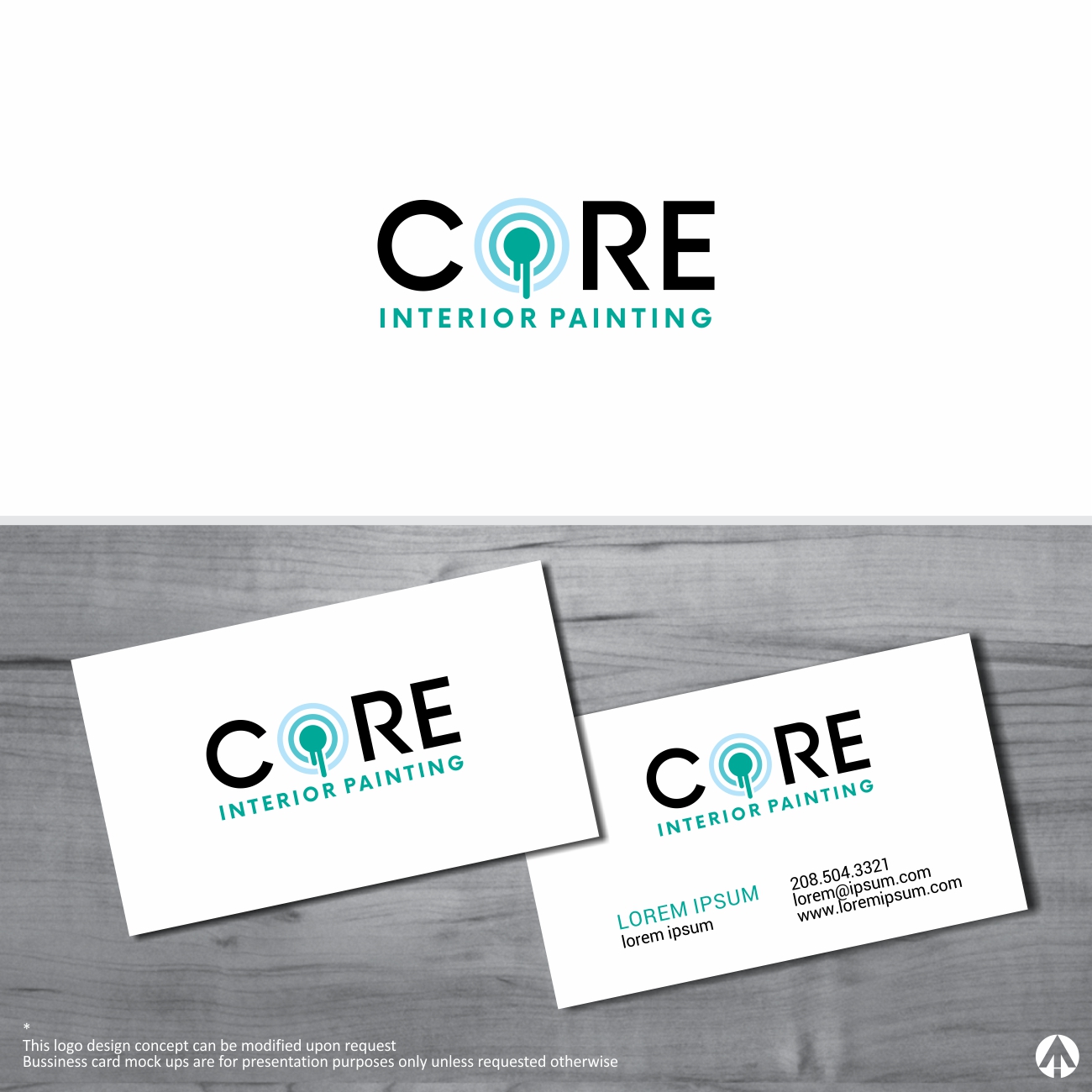 Logo Design by MBARO for Core Interior Painting | Design #19351603