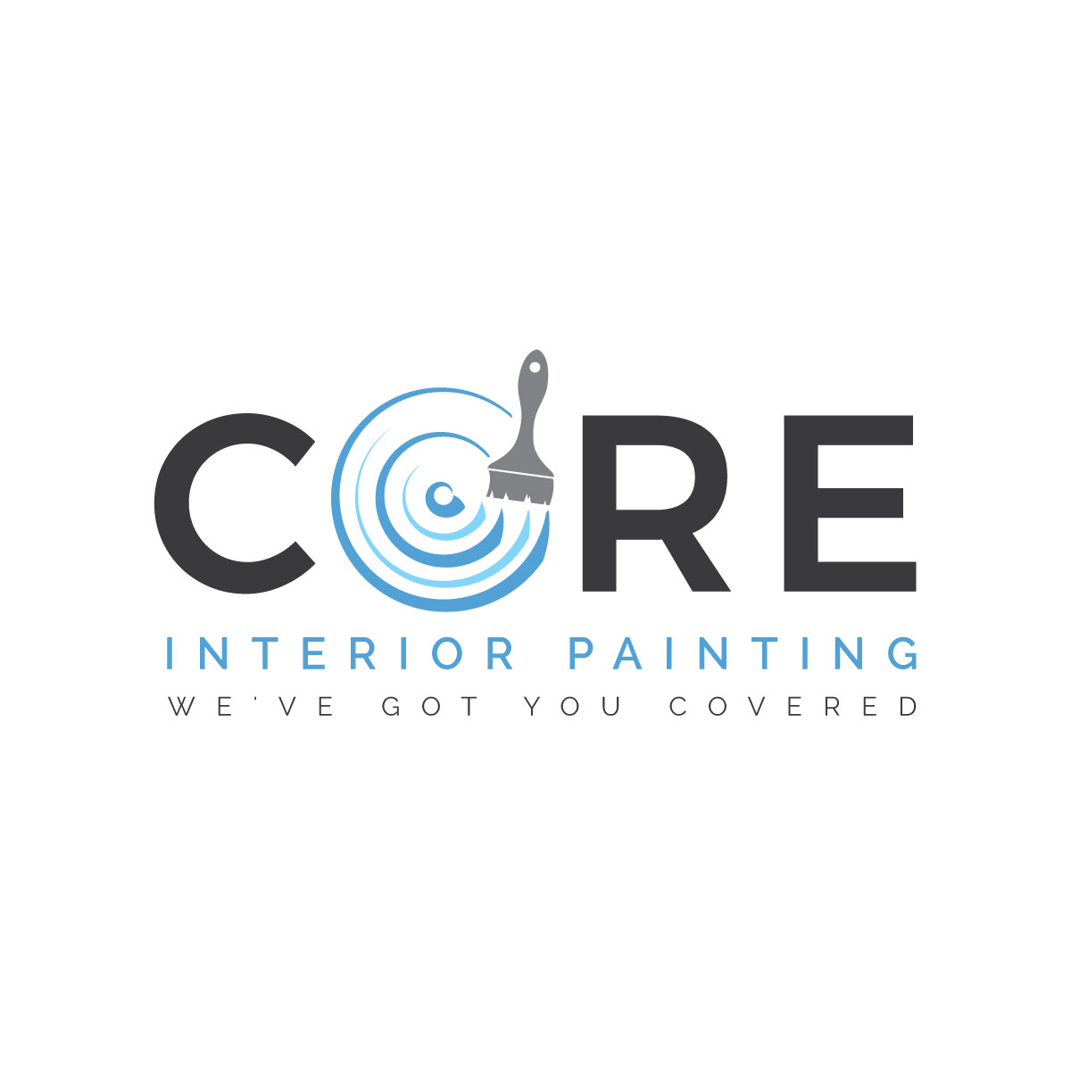 Logo Design by **INCREDIBLEDESIGNERS** for Core Interior Painting | Design #19420691
