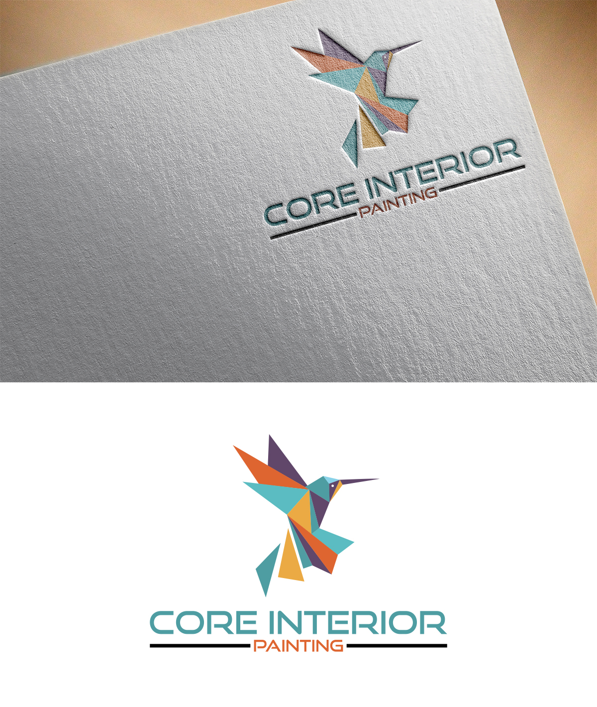 Logo Design by julie jo. for Core Interior Painting | Design #19354116