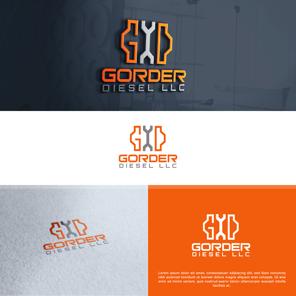 Logo Design by 7bitdesigner for Gorder Diesel | Design #19365145