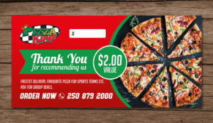 Pizza King Hotel Coupon | Flyer Design by sun_design