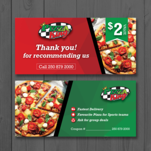 Pizza King Hotel Coupon | Flyer Design by D Creative
