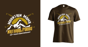 Mountain Mama Natural Foods T-Shirt Design  | T-Shirt-Design von pecgi