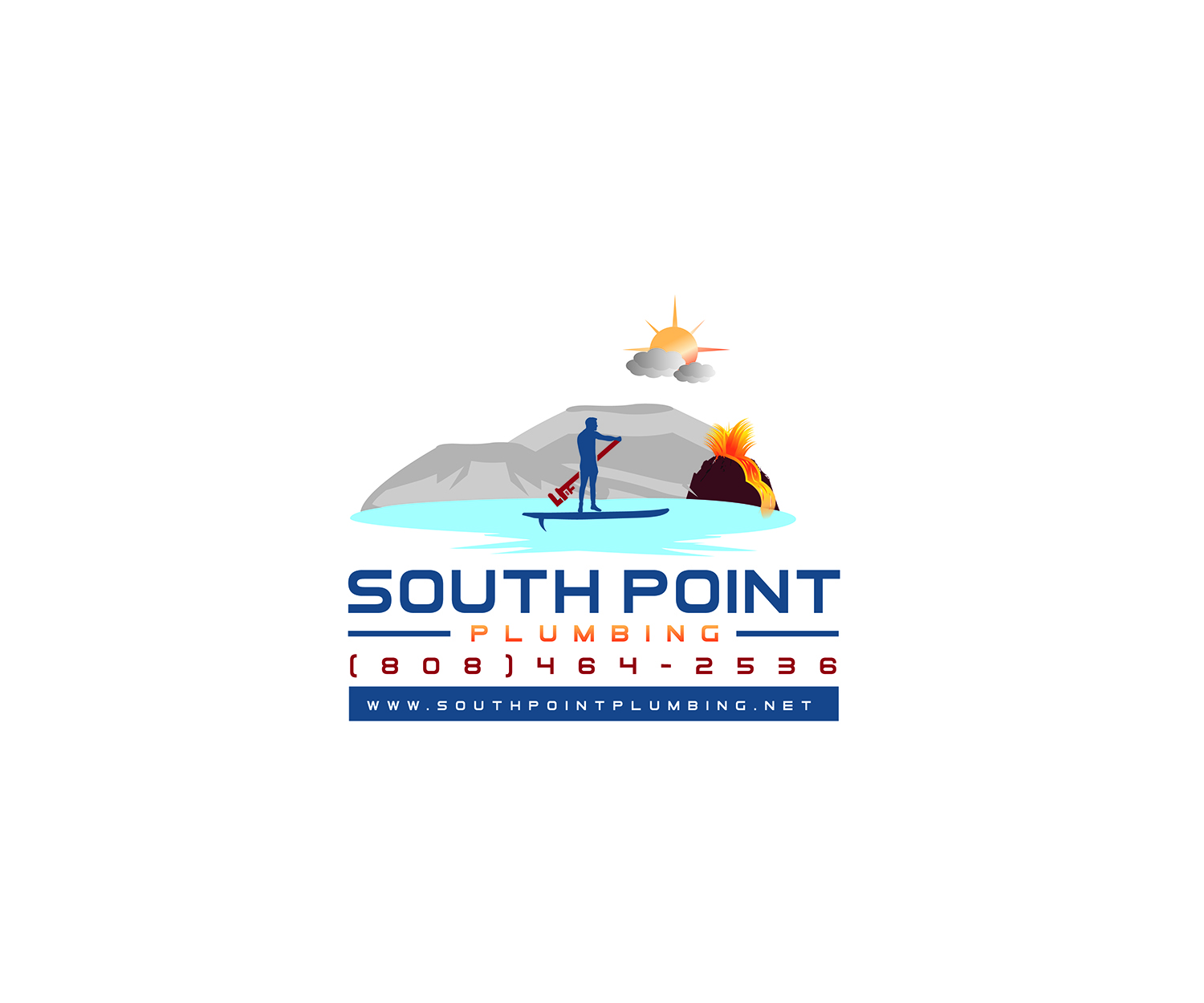 Diseño de Logo por Maxo-Biz para South Point Plumbing | Diseño #19333043