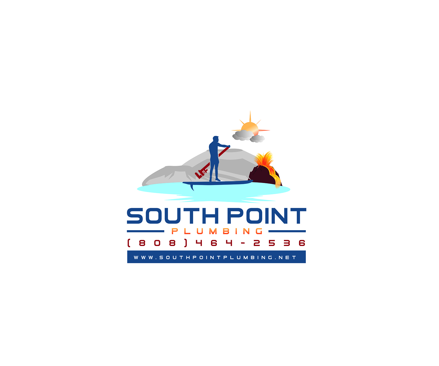 Logo Design by Maxo-Biz for South Point Plumbing | Design #19333044