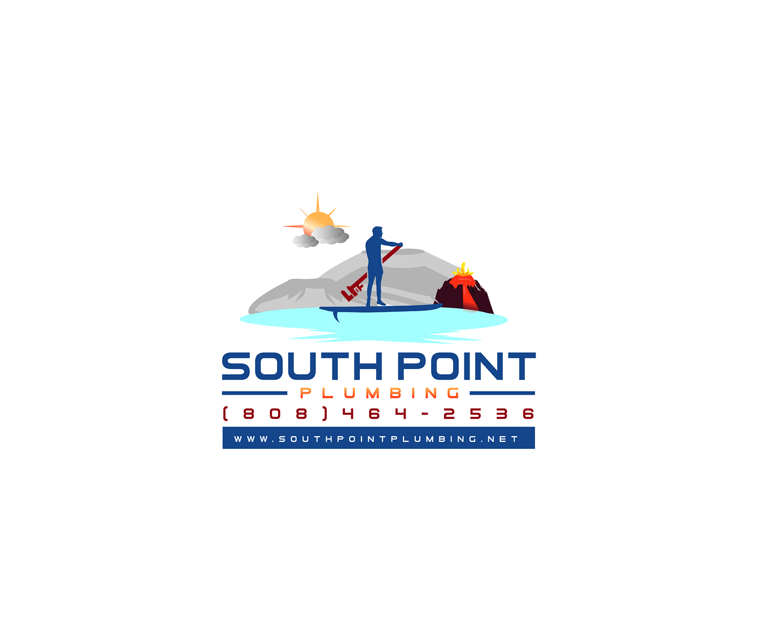 Logo Design by Maxo-Biz for South Point Plumbing | Design #19333377