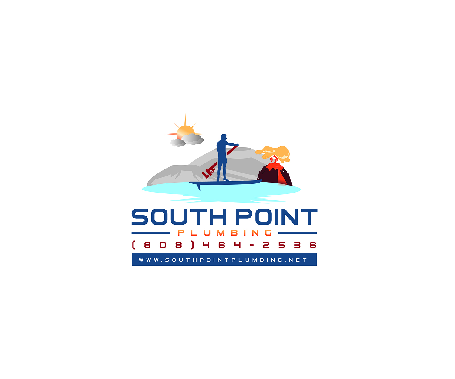 Logo Design by Maxo-Biz for South Point Plumbing | Design #19333378