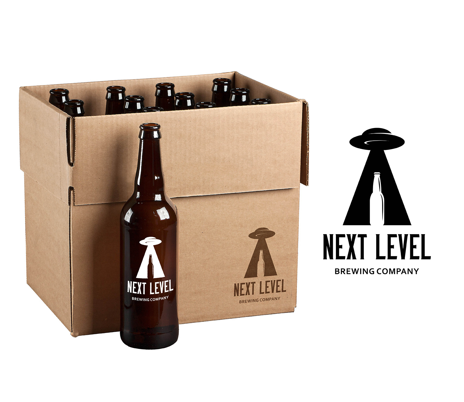 Logo Design by RoundYellow for Next Level Brewing Company | Design #19324175