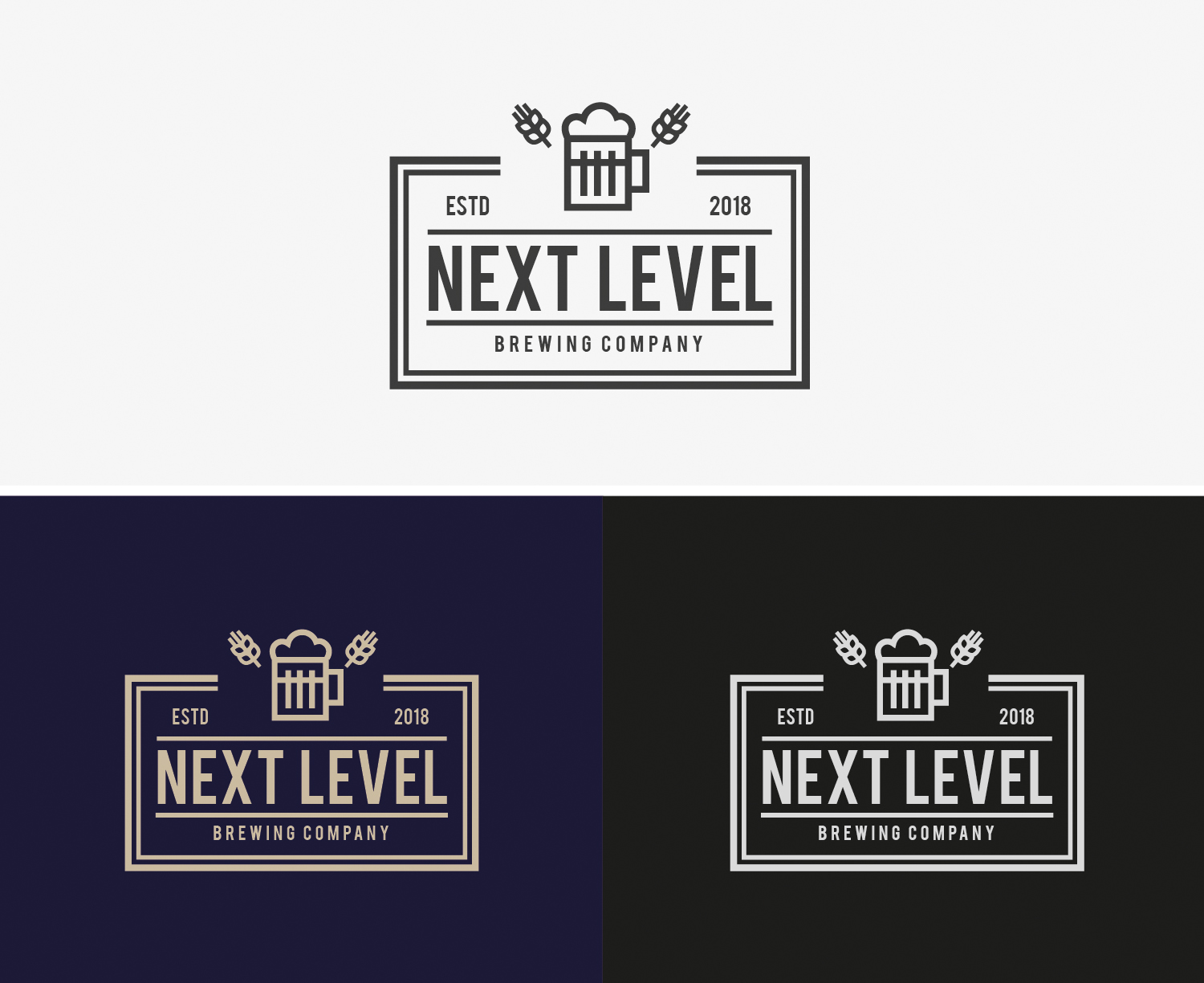 Logo Design by Loena Studio for Next Level Brewing Company | Design #19327741