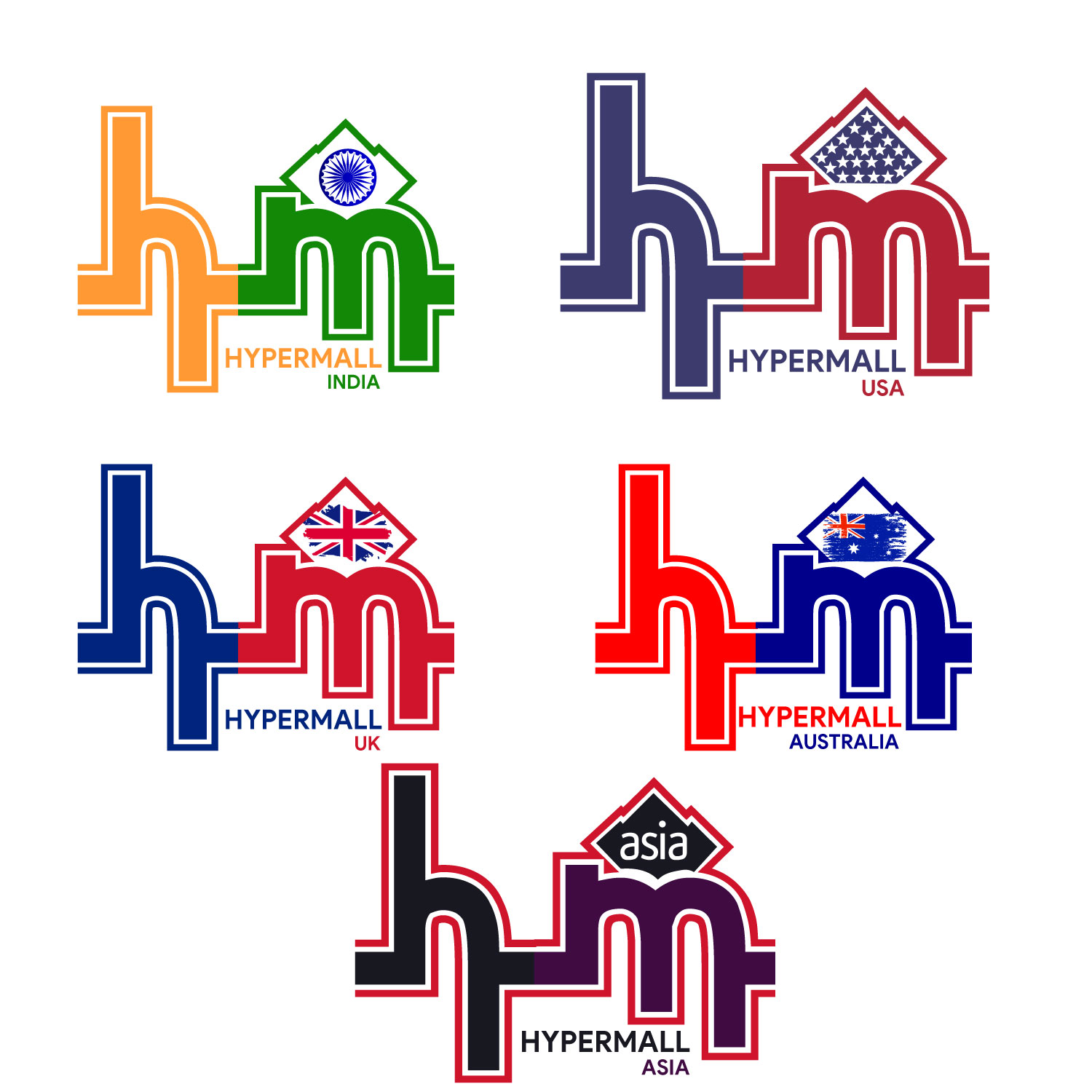 Logo Design by masterbhaskar437 2 for Mega malss global | Design #19353869