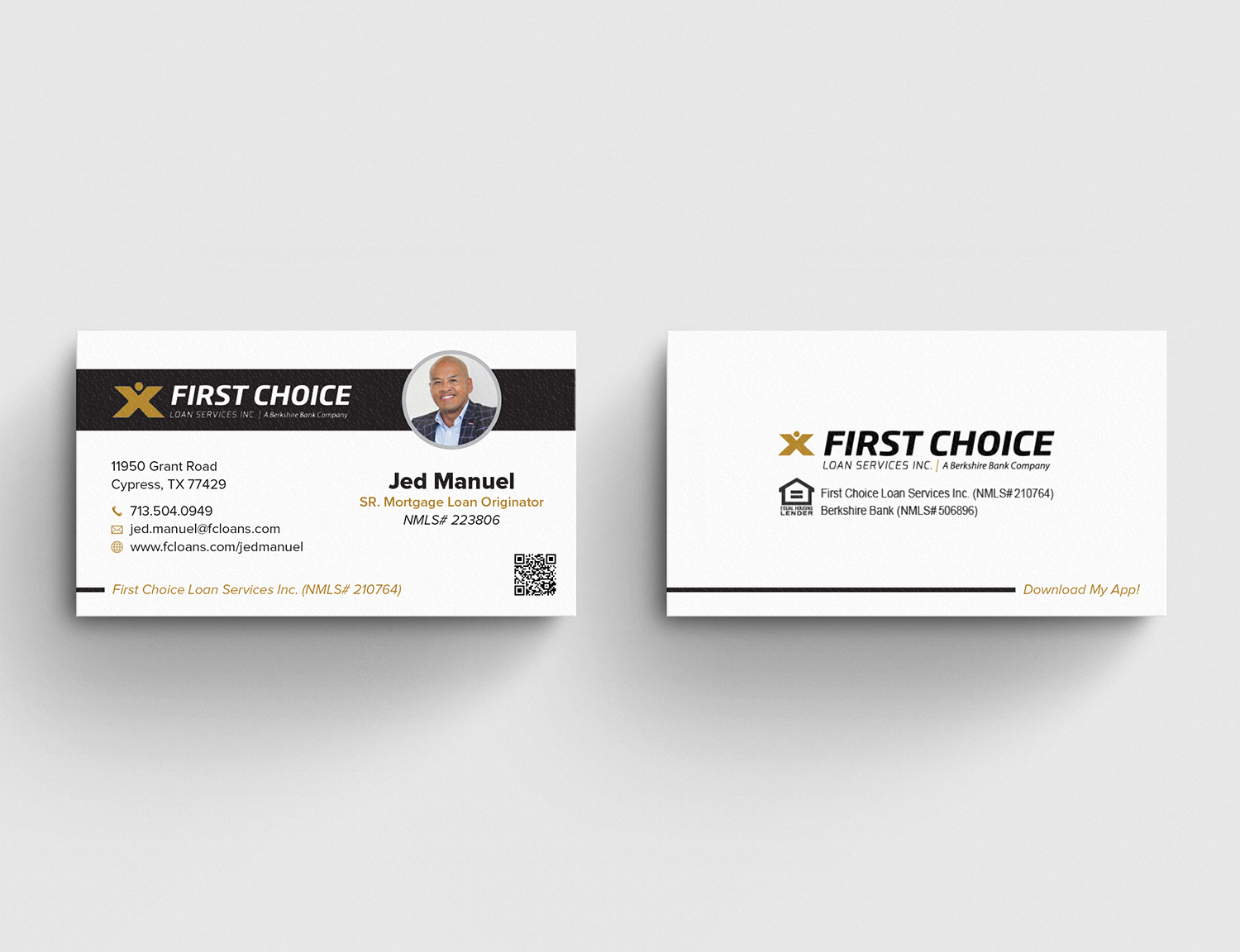 Business Card Design by Tilt for First Choice Loan Services | Design #19344722