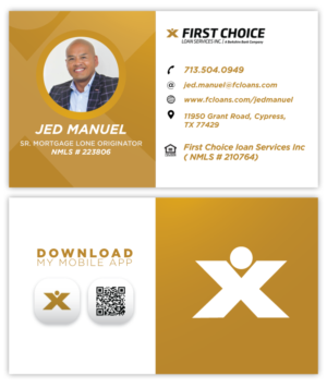 Business Card Design by POP! for First Choice Loan Services | Design: #19355129
