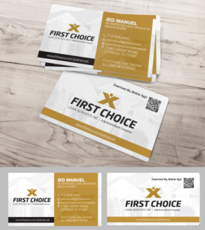Diseño de Tarjeta de Presentación por Impressive Solutions para First Choice Loan Services | Diseño: #19330228