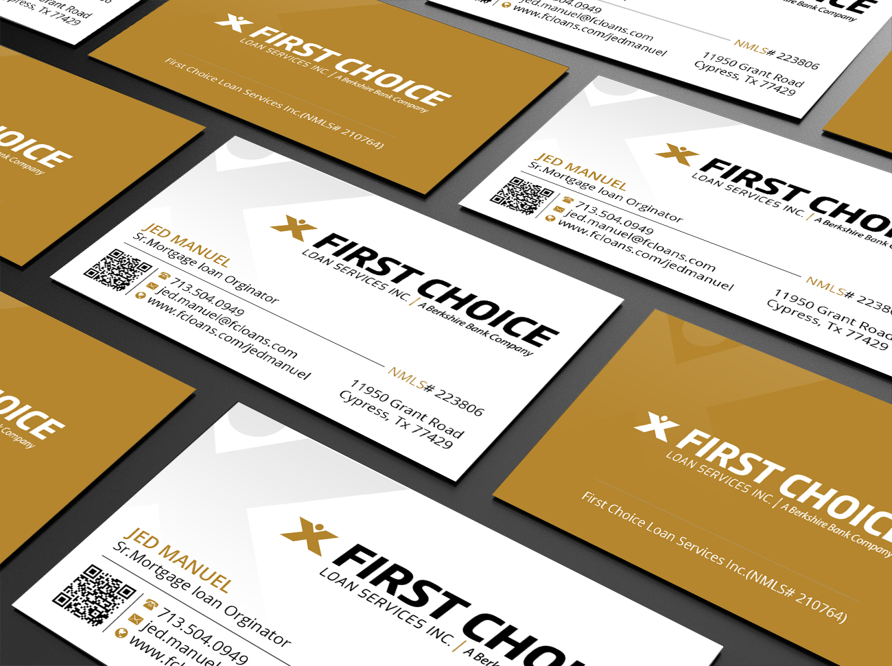 Diseño de Tarjeta de Presentación por Creations Box 2015 para First Choice Loan Services | Diseño #19332472