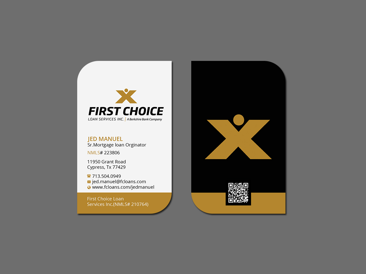 Business Card Design by Creations Box 2015 for First Choice Loan Services | Design #19332491