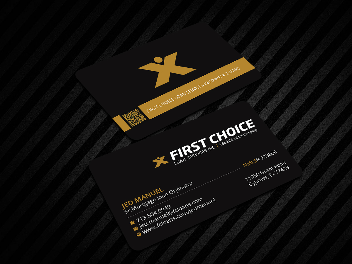 Business Card Design by Creations Box 2015 for First Choice Loan Services | Design #19332493