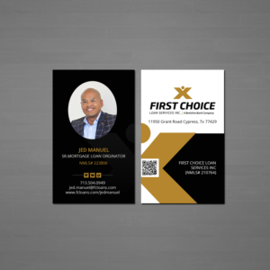 Business Card Design by Creations Box 2015 for First Choice Loan Services | Design: #19332607