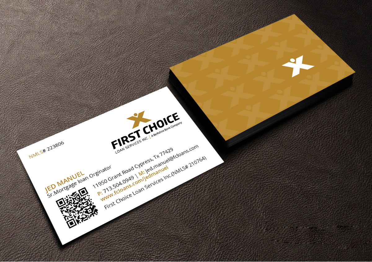 Business Card Design by Creations Box 2015 for First Choice Loan Services | Design #19332609
