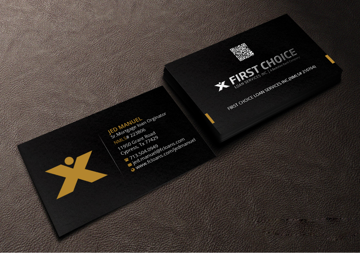 Diseño de Tarjeta de Presentación por Creations Box 2015 para First Choice Loan Services | Diseño #19332650