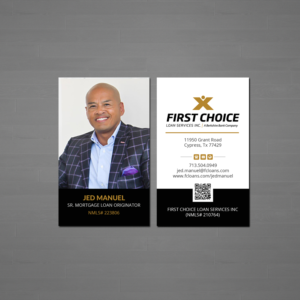 Business Card Design by Creations Box 2015 for First Choice Loan Services | Design: #19347523