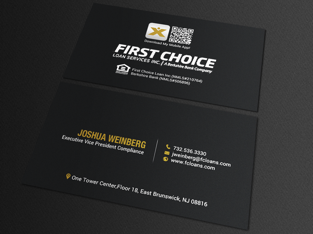 Visitenkarten-Design von chandrayaan.creative für First Choice Loan Services | Design #19325944