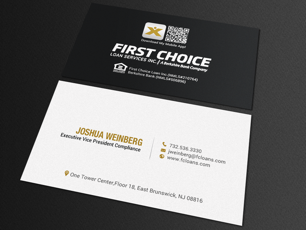 Business Card Design by chandrayaan.creative for First Choice Loan Services | Design #19325945