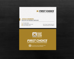 Business Card Design by chandrayaan.creative for First Choice Loan Services | Design: #19325951