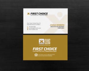 Business Card Design by chandrayaan.creative for First Choice Loan Services | Design: #19325953