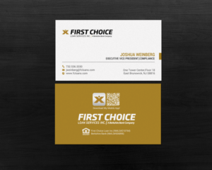 Business Card Design by chandrayaan.creative for First Choice Loan Services | Design: #19325954