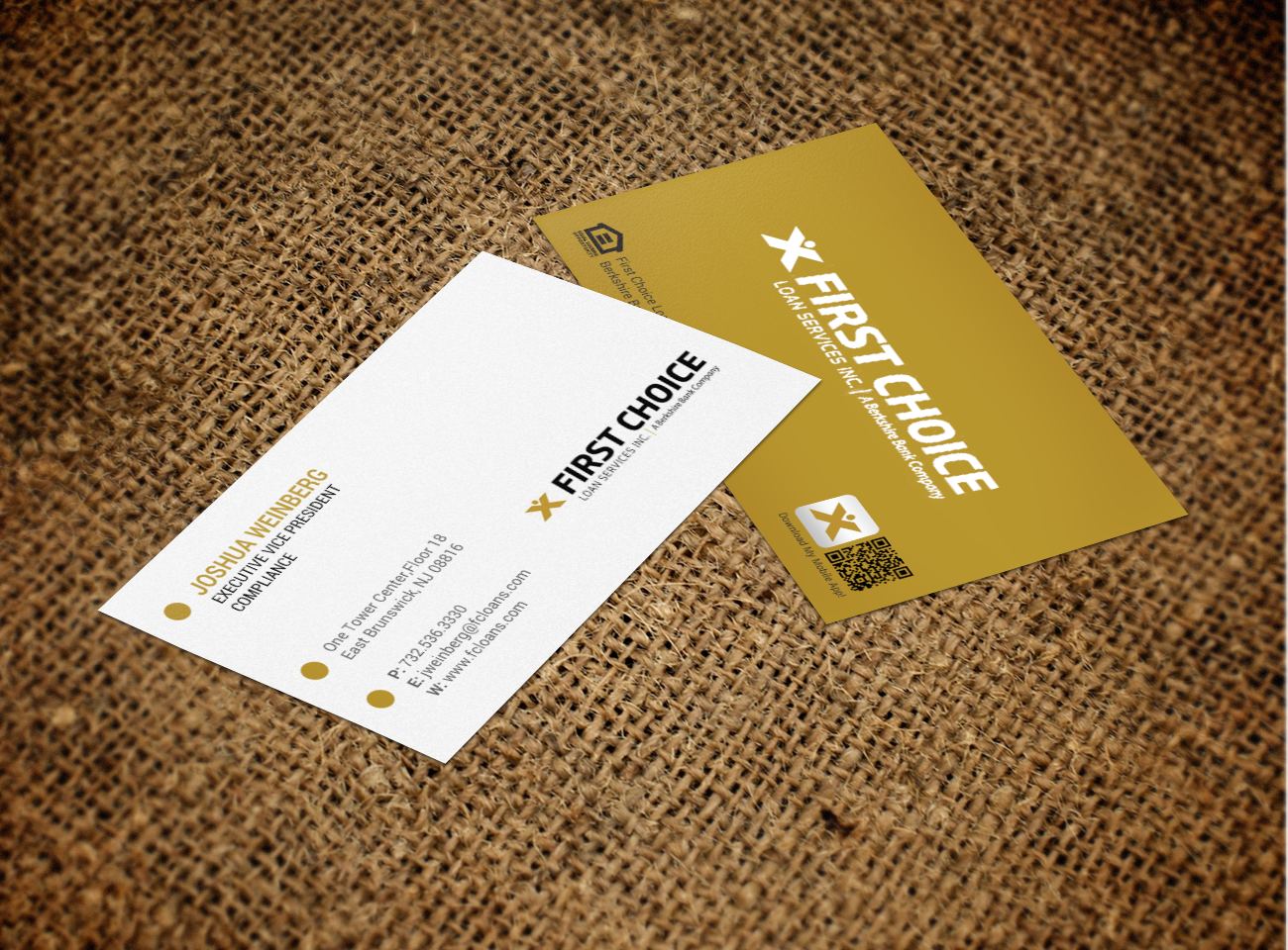 Diseño de Tarjeta de Presentación por chandrayaan.creative para First Choice Loan Services | Diseño #19330441