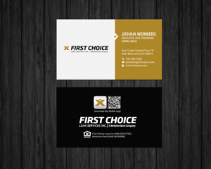 Business Card Design by chandrayaan.creative for First Choice Loan Services | Design #19330454